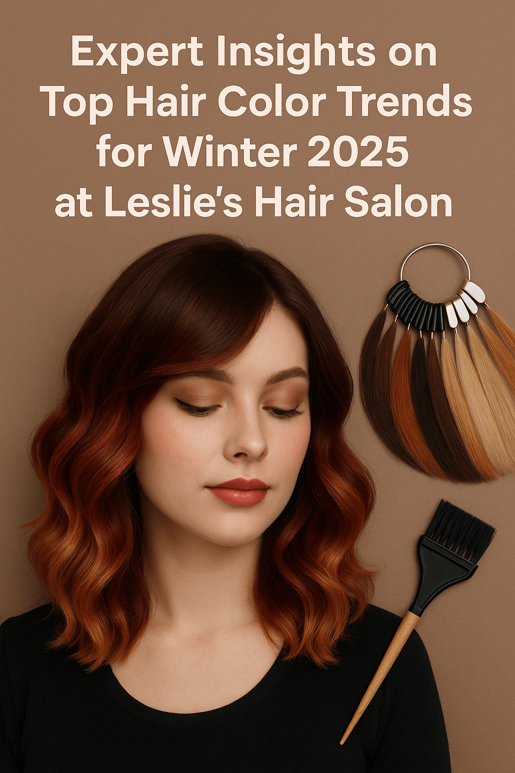 Expert Insights on Top Hair Color Trends for Winter 2025 at Leslie's Hair Salon