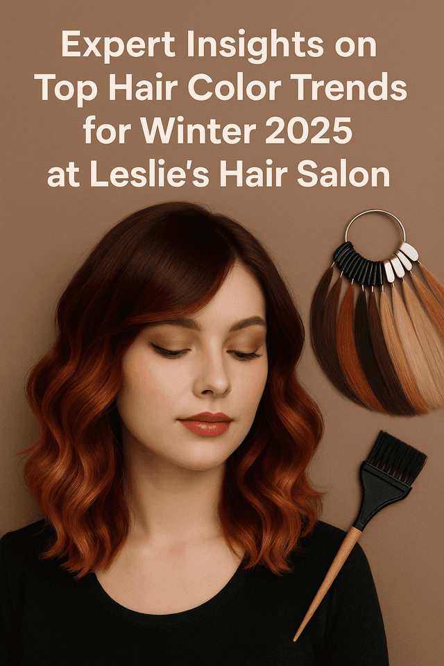 Expert Insights on Top Hair Color Trends for Winter 2025 at Leslie's Hair Salon